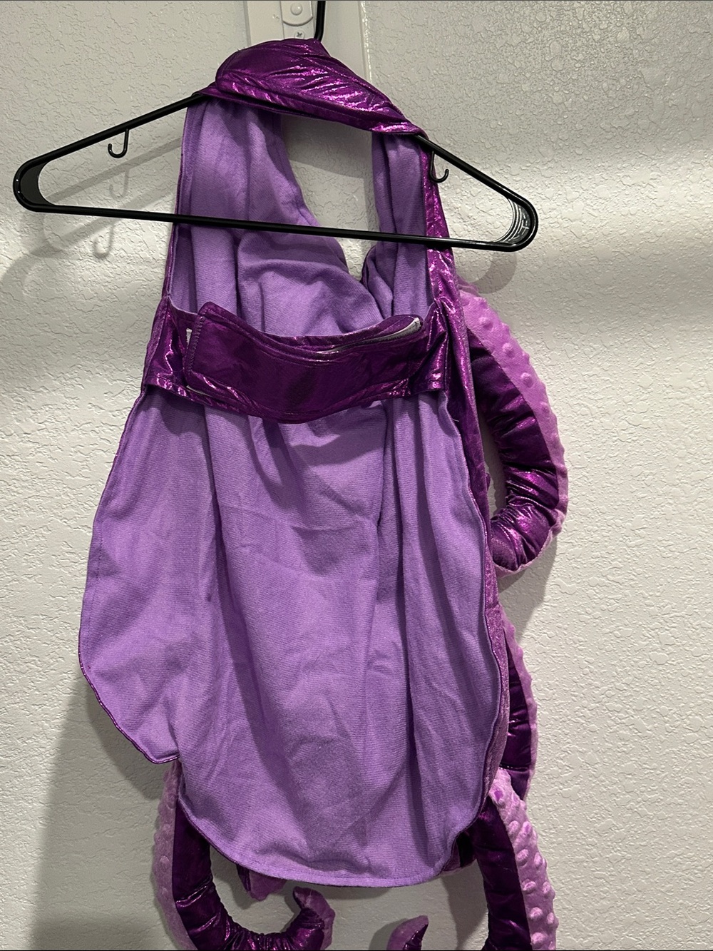 Purple Octopus Pet Costume - Plush Tentacle Dog Outfit - Picture 3 of 3